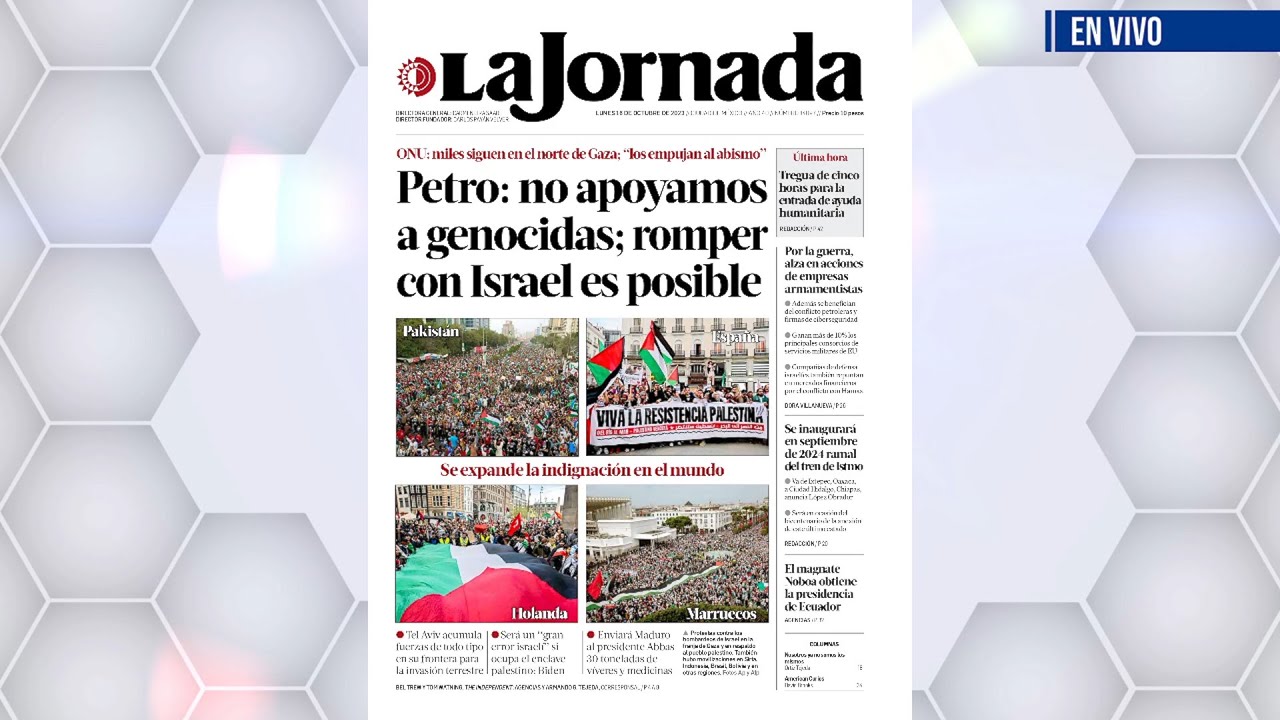 LECTURA DE TITULARES NACIONALES Y REGIONALES #EnCorto #NoticieroDigital #video