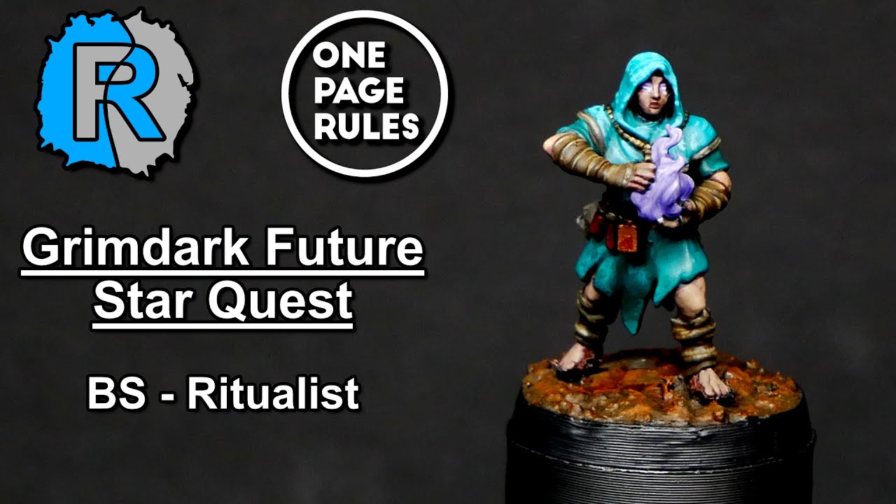 Как я нарисовала святую сестру-ритуалистку – Grimdark Future: Star Quest