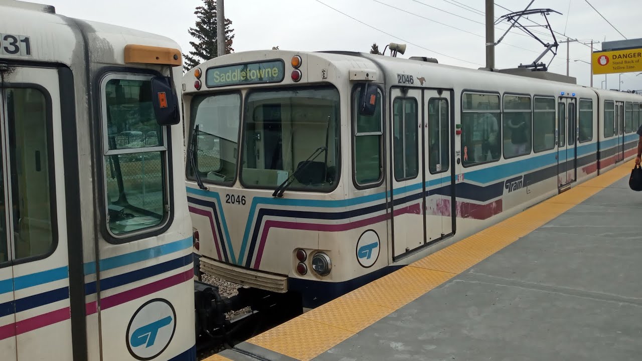Calgary Transit #2046 Siemens U2 Saddletowne Blueline 