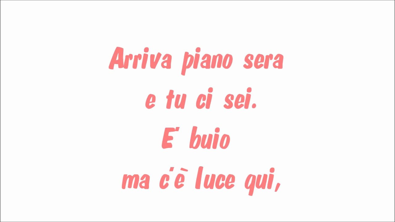 Valerio Scanu -A modo mio testo