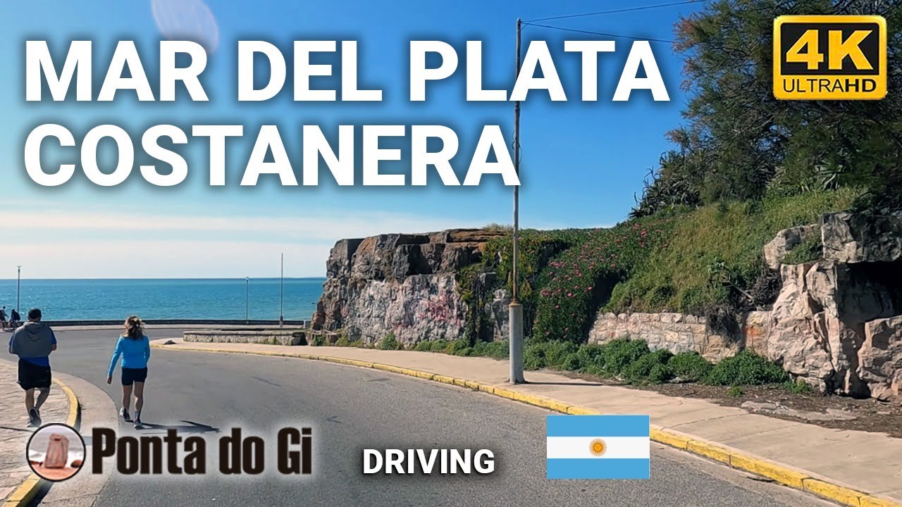 Un VIAJE entre el MAR y la CIUDAD - bellisima MAR DEL PLATA #DRIVING 2024 COSTA ATLÁNTICA ARGENTINA
