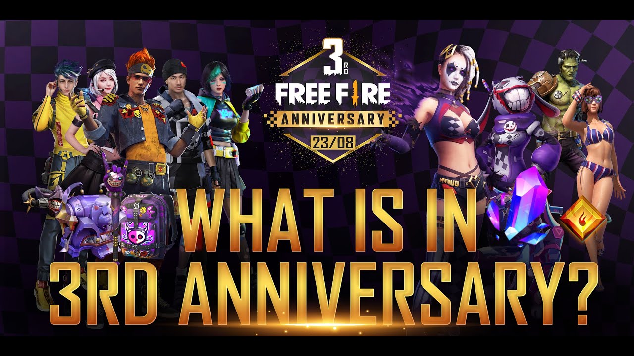 What's In Free Fire 3rd Anniversary | Event Summary Video