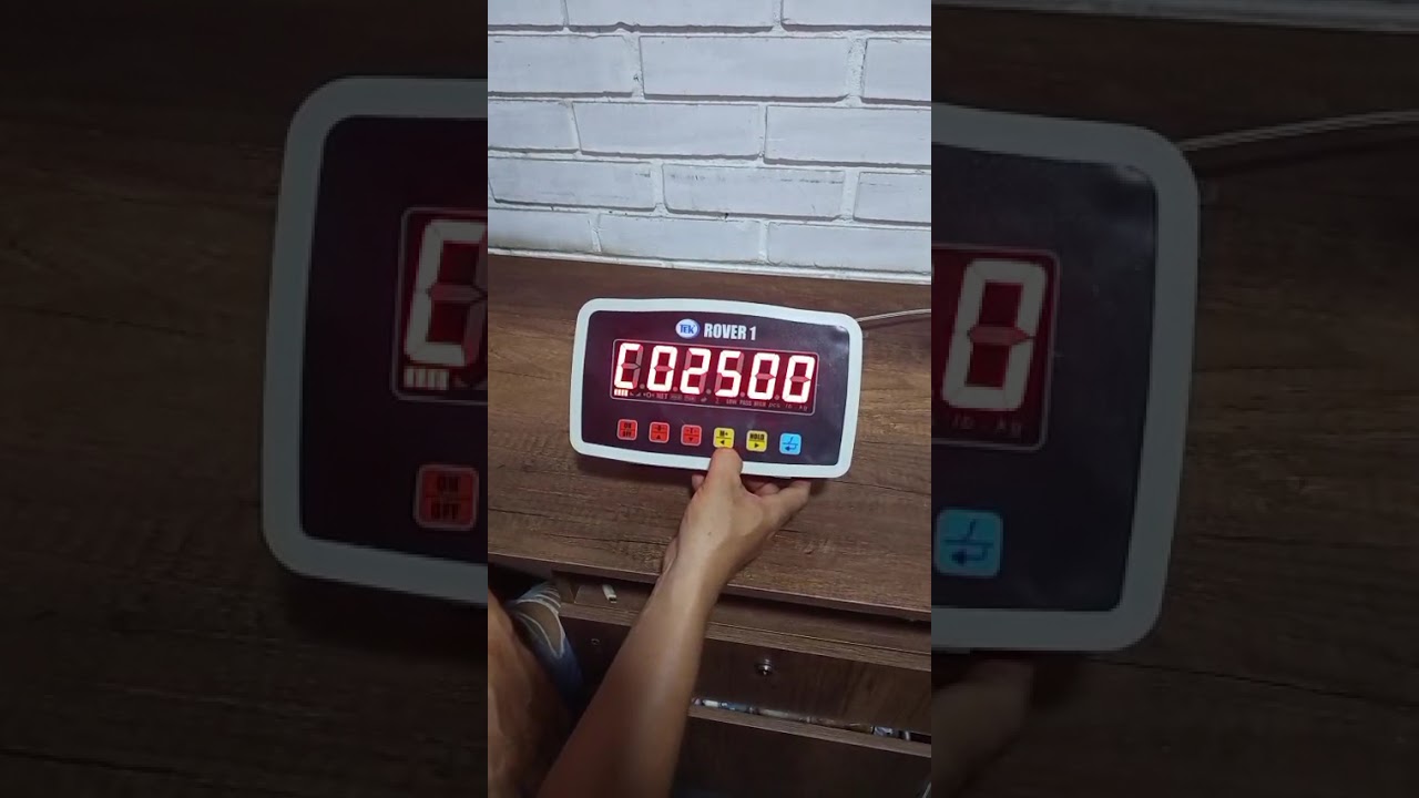 Configuración y ajuste de peso de indicador Rover 1 nuevo modelo. @NortbasculasColombia