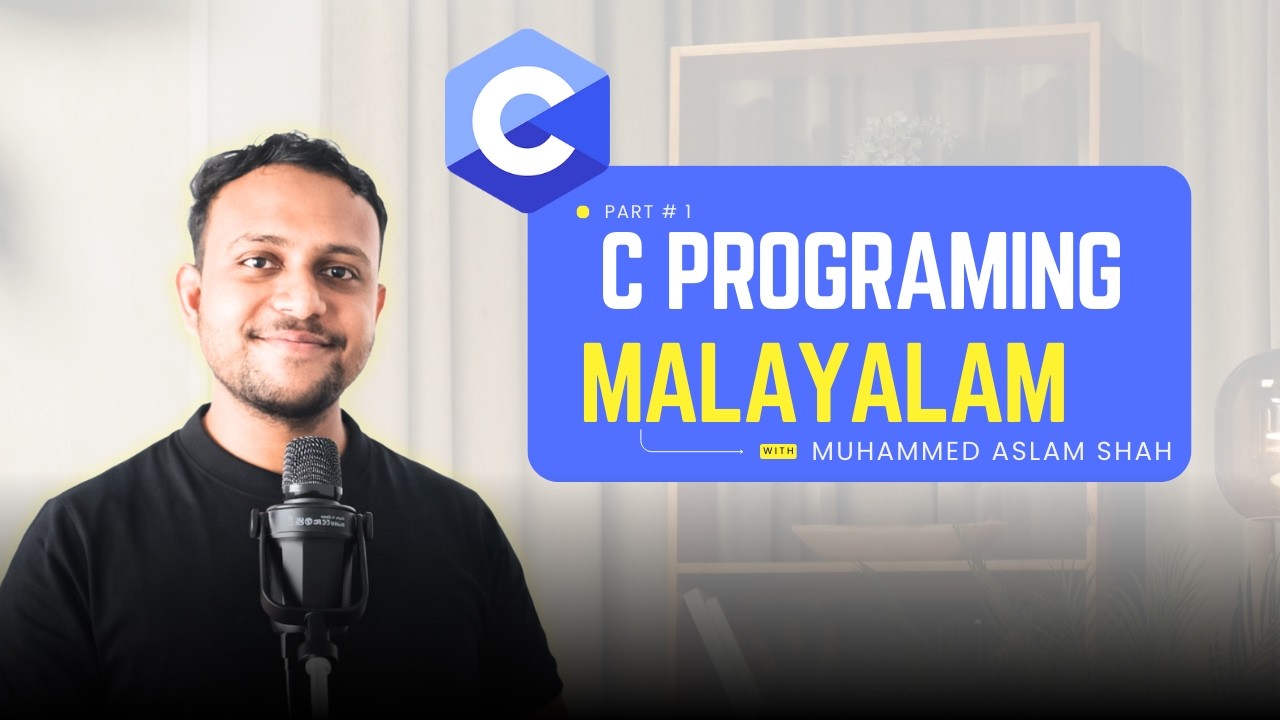 C Programming in Malayalam | Part 1 | Beginner Friendly C Language Tutorial 2026