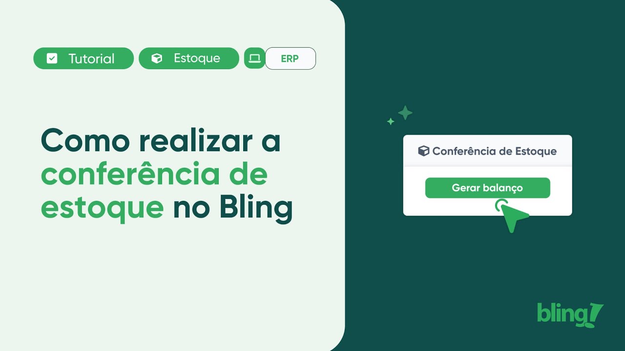 Como realizar conferência de estoque no Bling