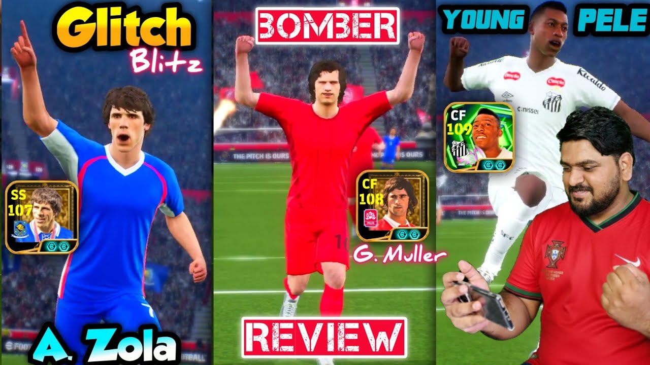 107 Blitz Zola+108 Gerd Muller+109 Young Pele Player Review E-Football 26🔥| ×3 Glitch Pack Is Here🔥