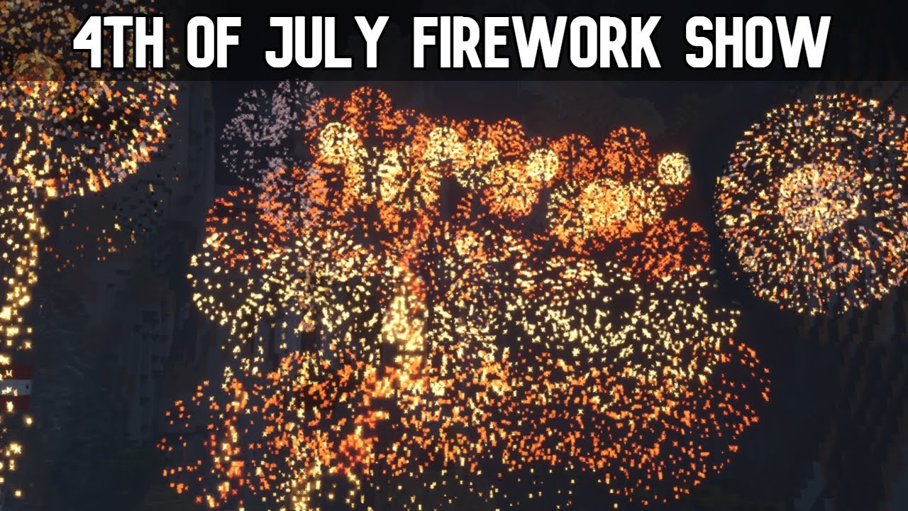 4th of July Firework Show Minecraft Tutorial