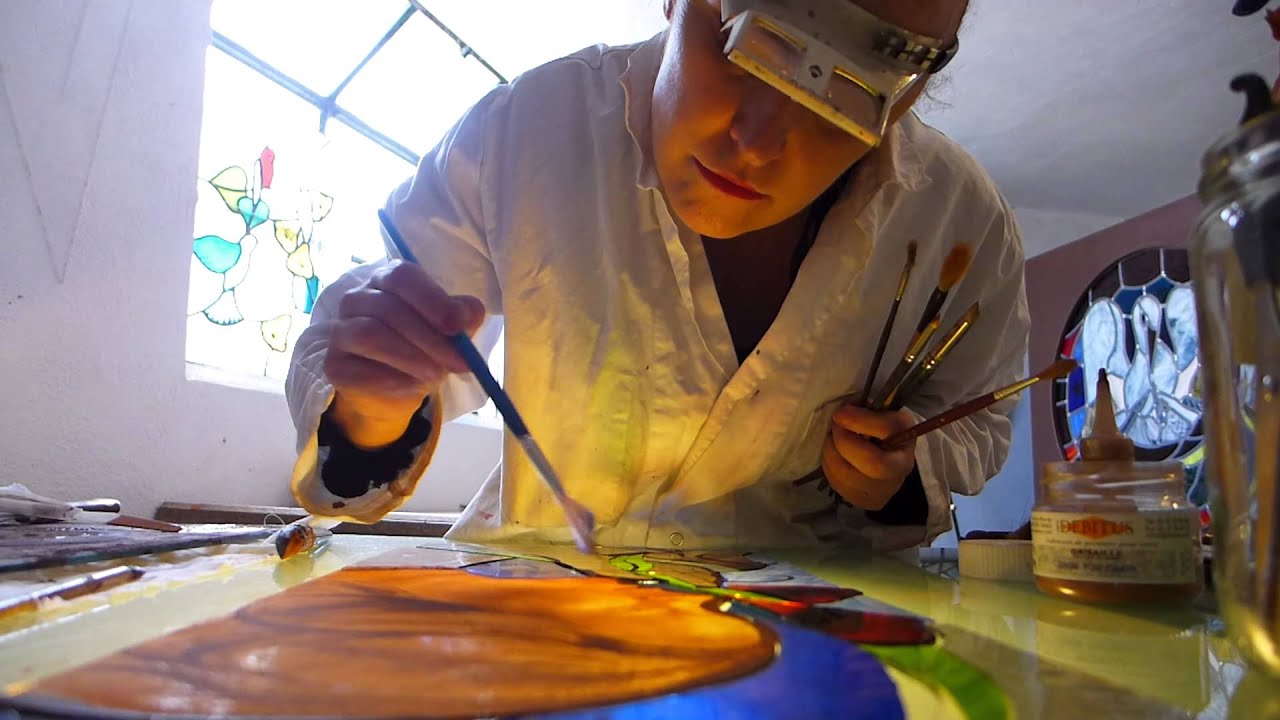 Judith Debryun, stained glass maker - vitrail-彩色玻璃