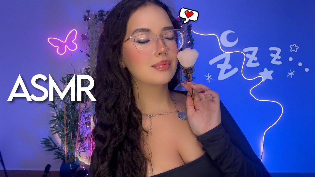 ASMR PARA DIAS EXTREMAMENTE DIFÍCEIS 🌙 | atenção pessoal, sons de boca, pincel