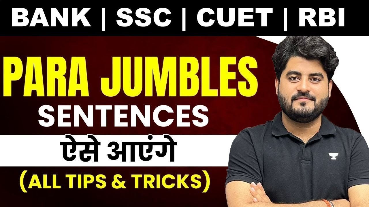 SBI PO 2023 | Para Jumbles Sentences (All Tips & Tricks) | English by Vishal Sir