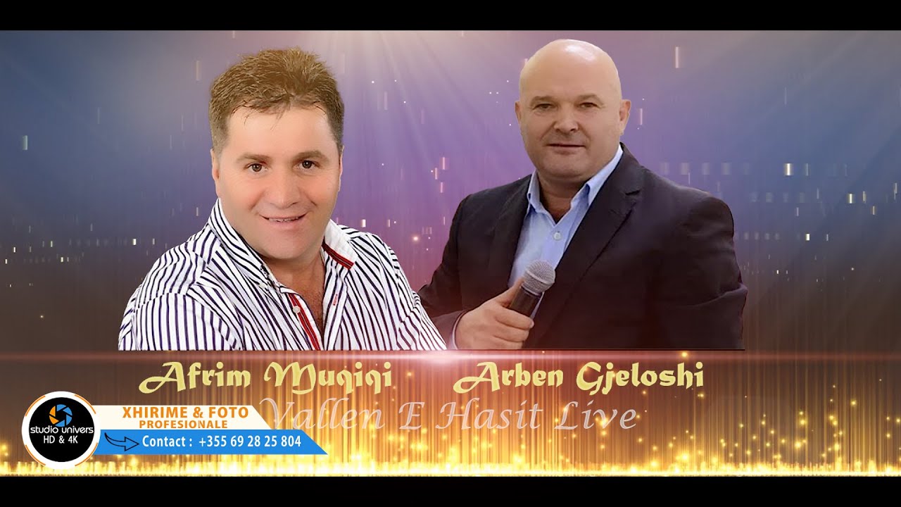 Afrim Muqiqi & Arben Gjeloshi _ Vallen e Hasit live