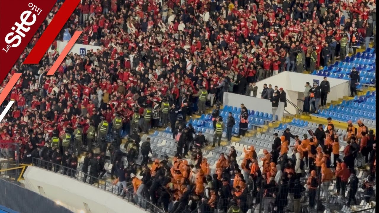مناوشات بين جماهير الوداد ونهضة بركان وتدخل أمني عاجل للفصل بينهما واجتناب الشغب