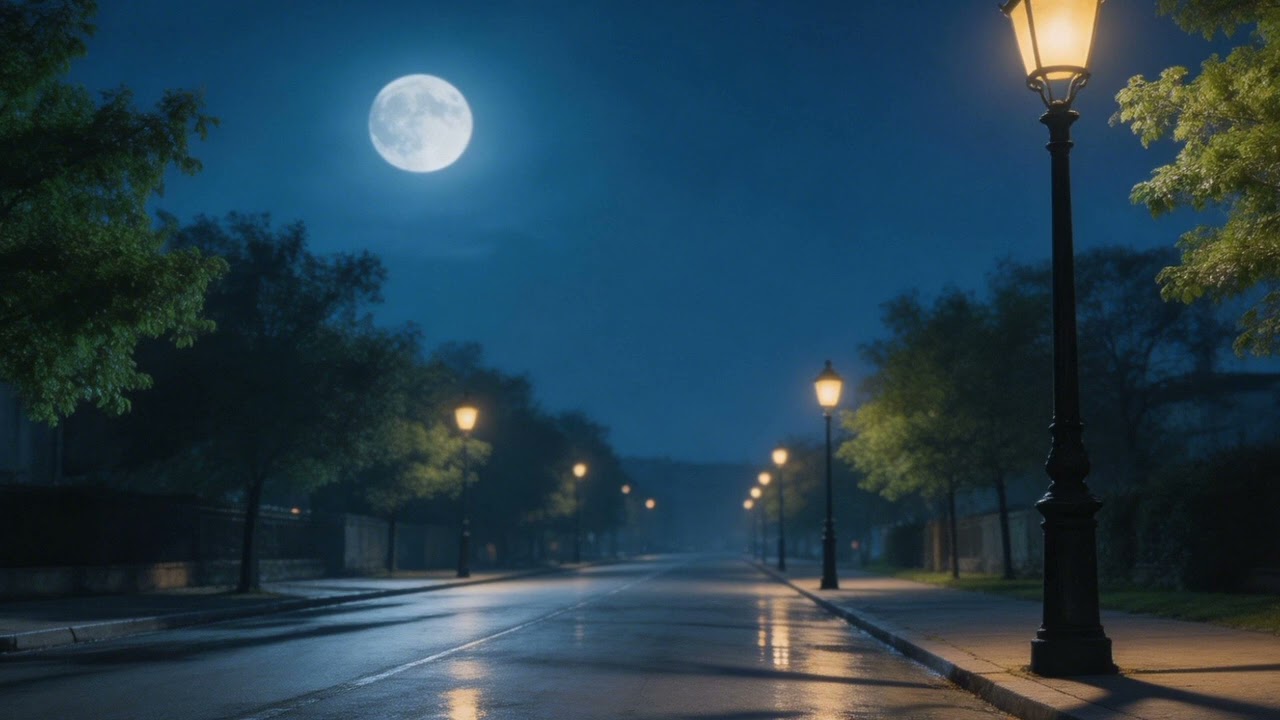 Quiet Street at Night ~ Deep Sleep Music ~ 静夜街道
