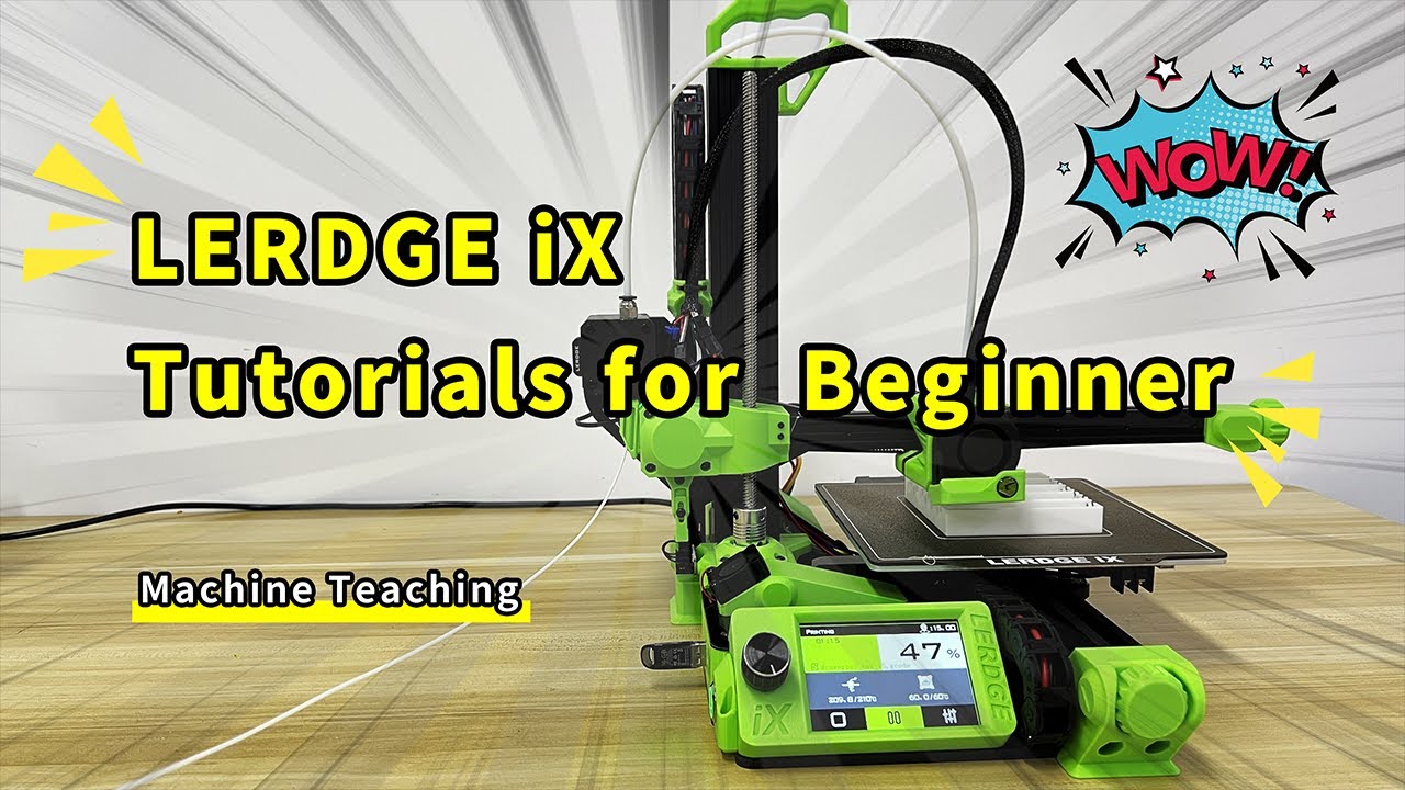 Beginners Guide To Lerdge-iX 3D Printer | How to use 3D printer after you assembly and calibrate it