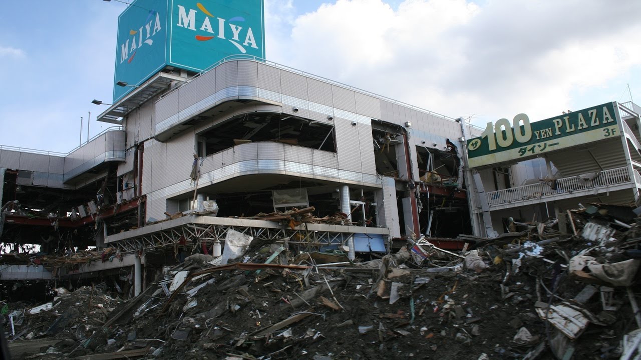 2011年3月下旬　陸前高田市走行動画　「高田市街地」
