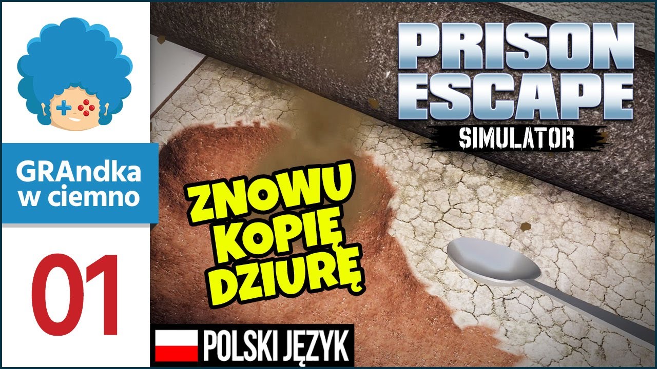 ZNOWU KOPIĘ DZIURĘ (łyżką)! Tym razem, by uciec! | Prison Escape Simulator: Dig Out PL #1