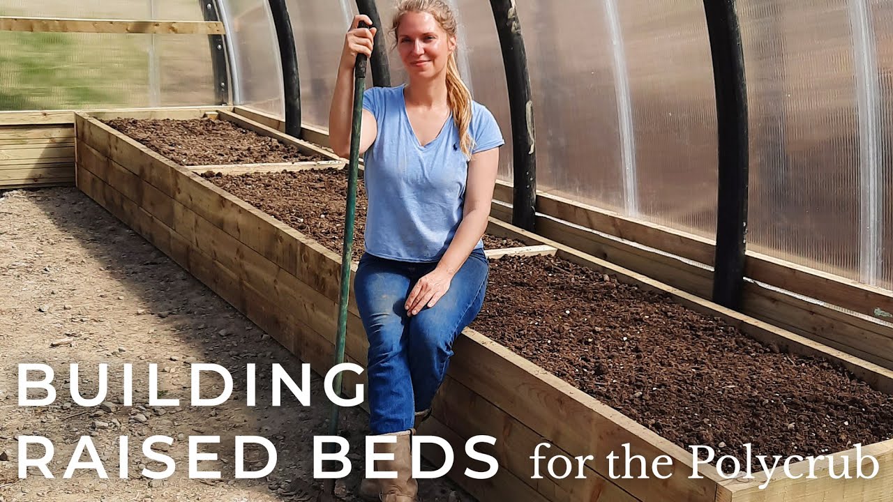 Building Raised Beds for the Polycrub and Tips on Making Raised Beds Last Longer