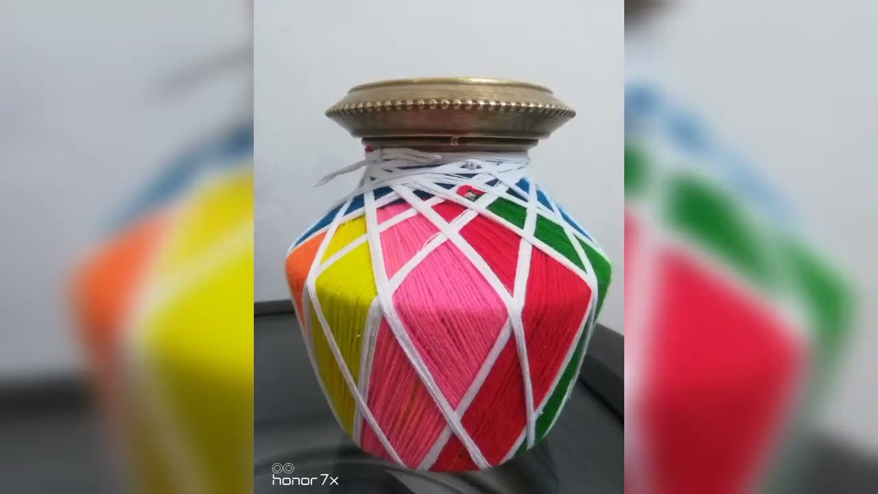 How to tie thread for kalasa|கலசத்திற்கு நூல் சுற்றுவது எப்படி @swamialankaram