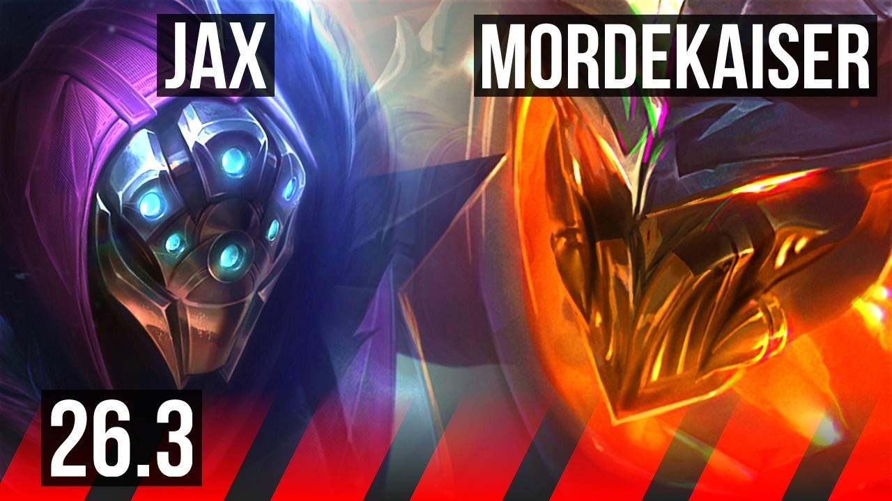 JAX vs MORDEKAISER (TOP) | KR Master | 26.3