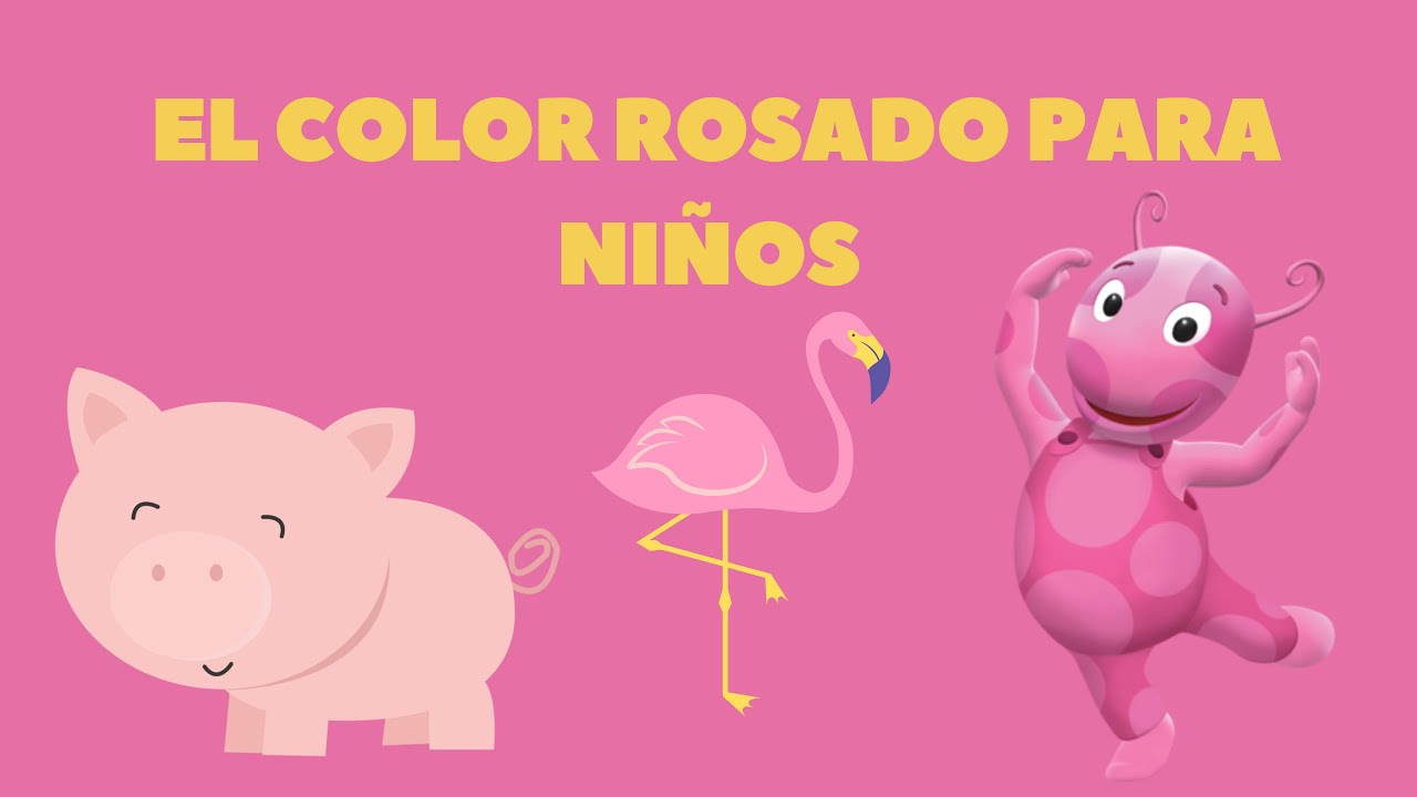 EL COLOR ROSA PARA NIÑOS l APRENDE LOS COLORES I APRENDAMOS JUNTOS EL COLOR ROSADO 🌸