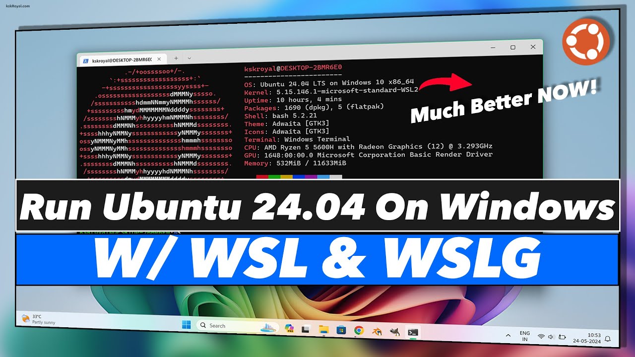 How To Install Ubuntu 24.04 On Windows 11 Using WSL With GUI (NEW GUIDE)