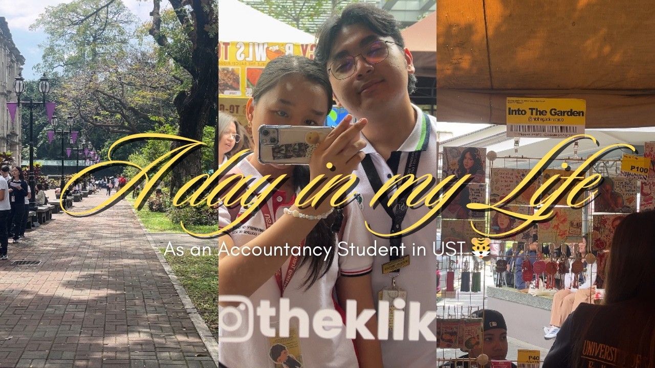 College Log: Accountancy student in UST! (bazaars, strolling around campus, Dubai chewy cookie 🤤💛🐯)