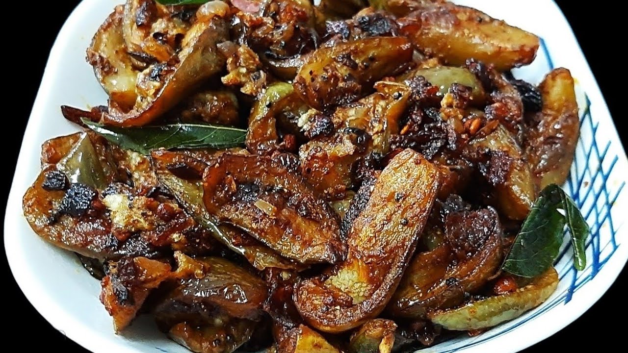 எண்ணெய் கத்தரிக்காய் வறுவல் || Spicy and Tasty Brinjal Fry || Ennai Kathirikai Varuval ||