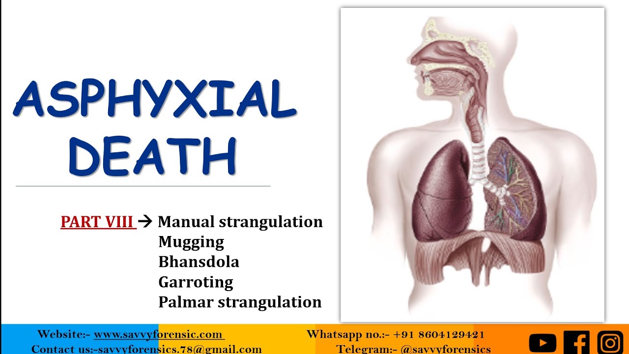 Part-9 ||Types of Strangulation||Mugging_ Garroting_Bhansdola|| Asphyxial Death || ‎@SavvyForensics