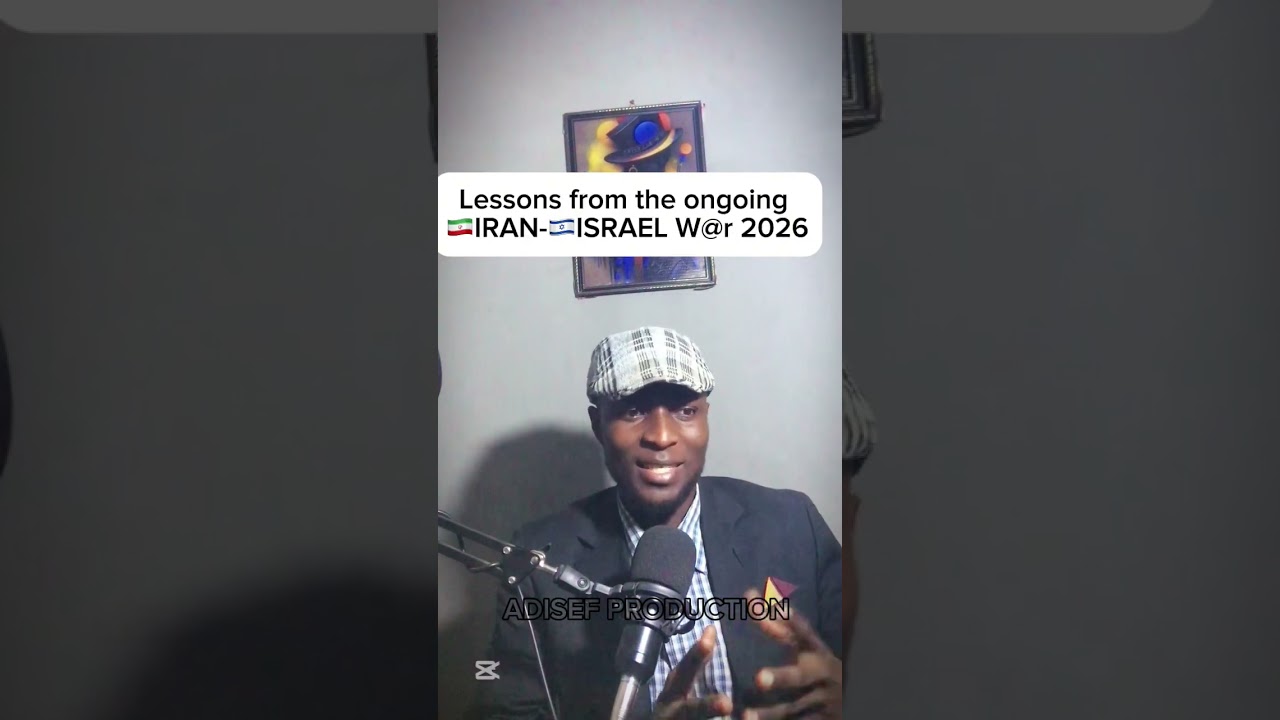 The ongoing w@r between Iran and Israel is eye opener for anyone who want to become successful