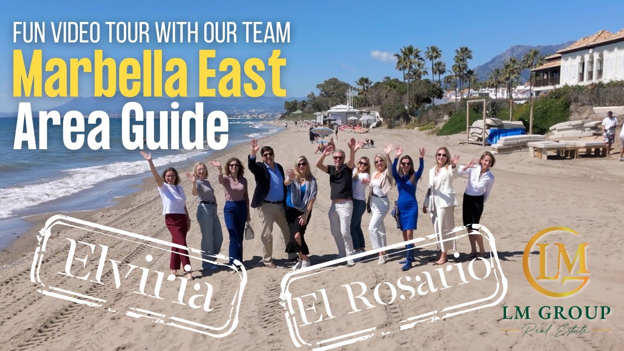 LM Group Real Estate video tour of the Elviria & El Rosario residential areas of East Marbella