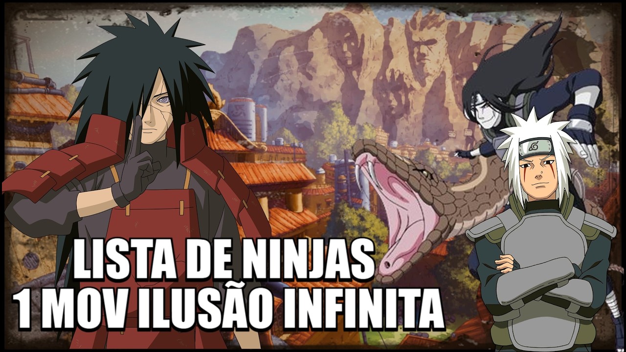 LISTINHA DOS MELHORES NINJAS PARA ILUSÃO INFINITA (PRIMEIRO MOVIMENTO) #NARUTOONLINE