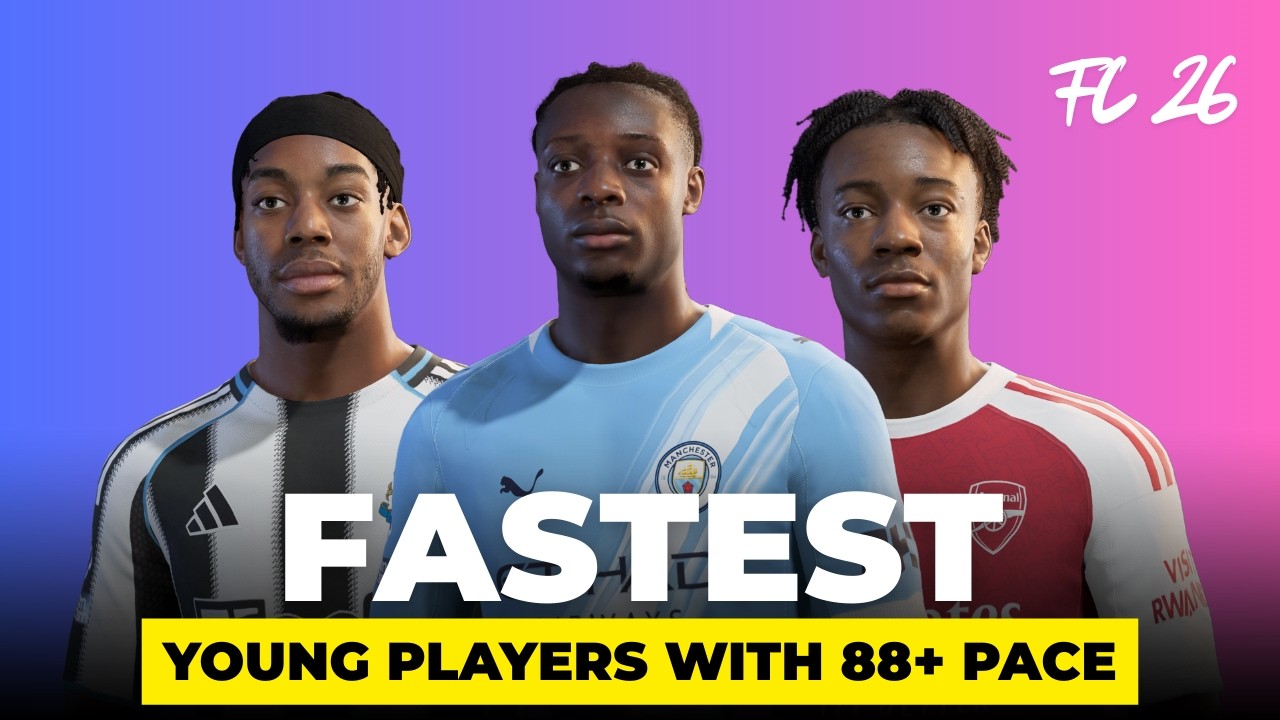 FC 26 | FASTEST YOUNG PLAYERS WITH REAL FACES AND PLAYSTYLES 🔥