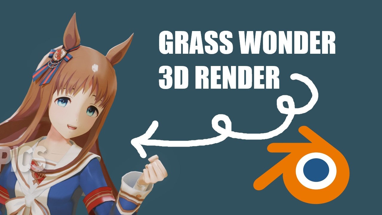 TIMELAPSE | Grass Wonder 3D Render process