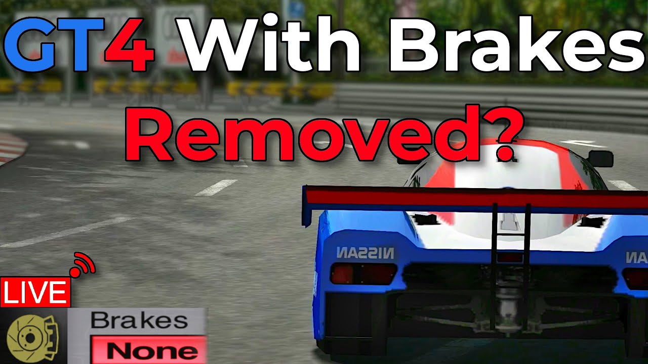 Gran Turismo 4 WITHOUT Brakes/Handbrakes? - WORLD CHAMPIONSHIP RACES!