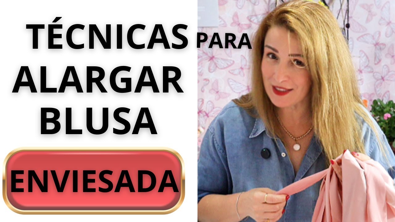 🤔COMO ALARGAR BLUSA CORTADA ENVIESADA DUAS TÉCNICAS FÁCEIS