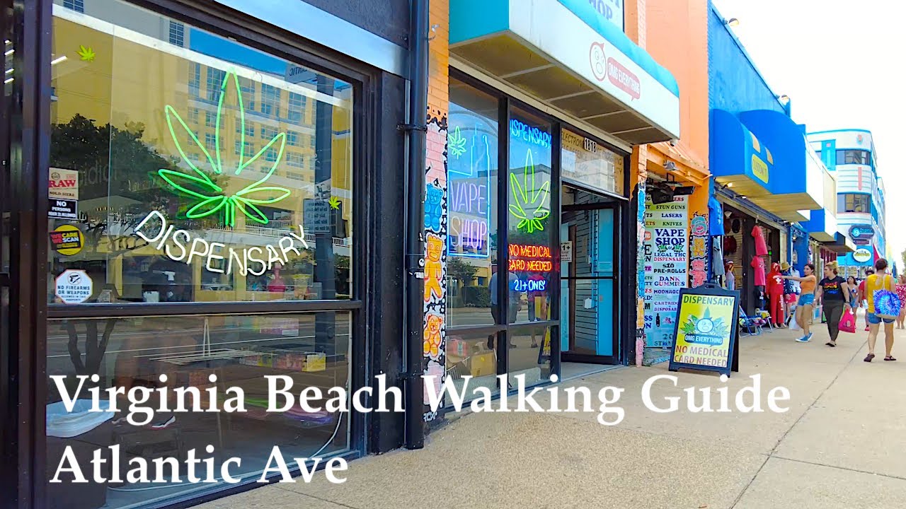 Virginia Beach Virtual Walk - Atlantic Ave - Summer 2023