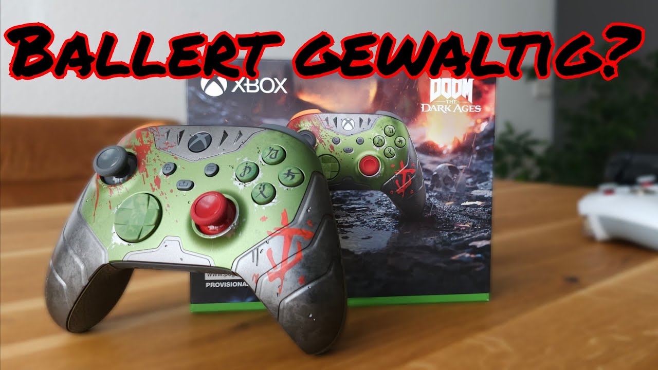 Unboxing Doom The Dark Ages Xbox Controller
