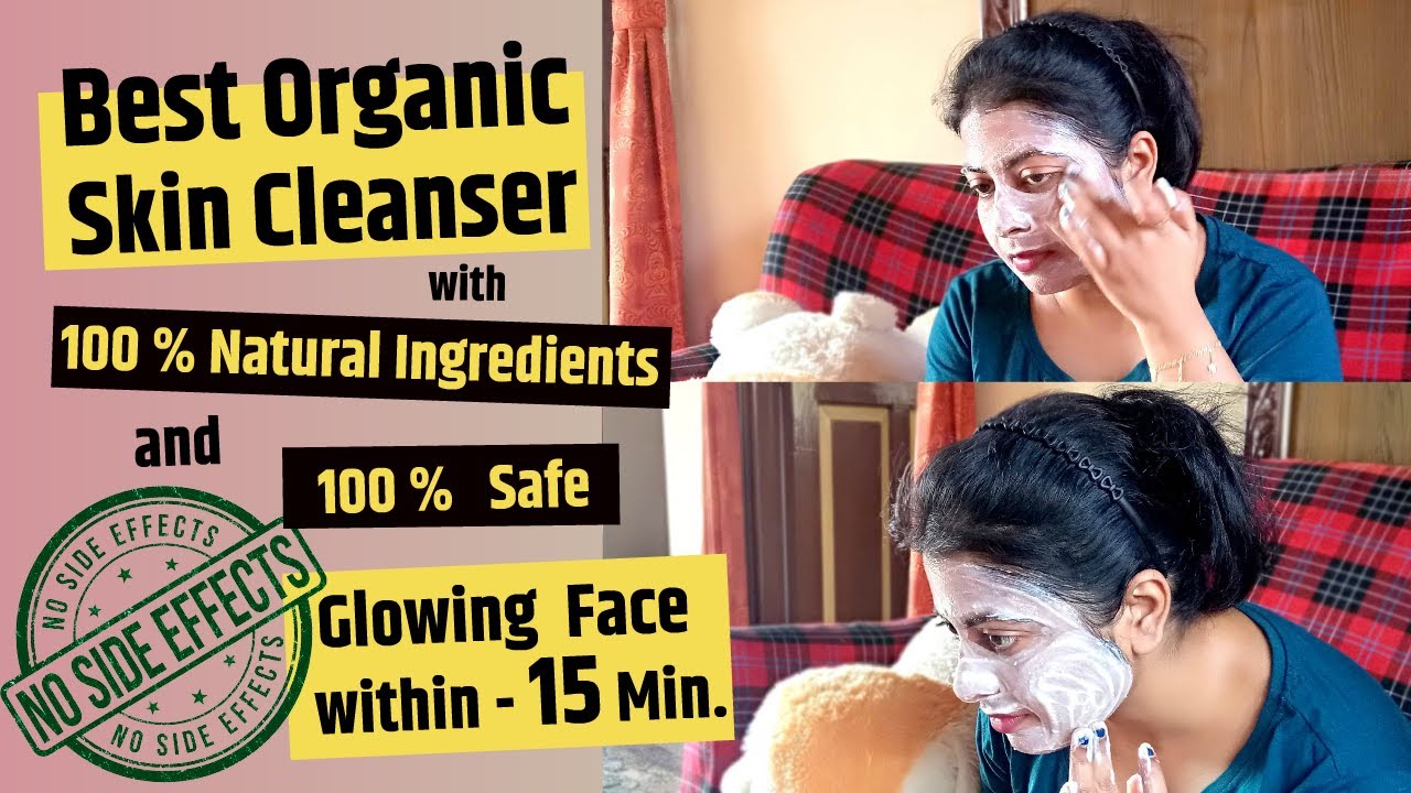 How To Clean Face At Home - DIY - Step By Step, using Household Products ll 100% Natural ll