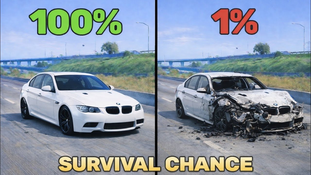 BeamNG.drive Realistic Crashes #5 Epic Survival Chance Test