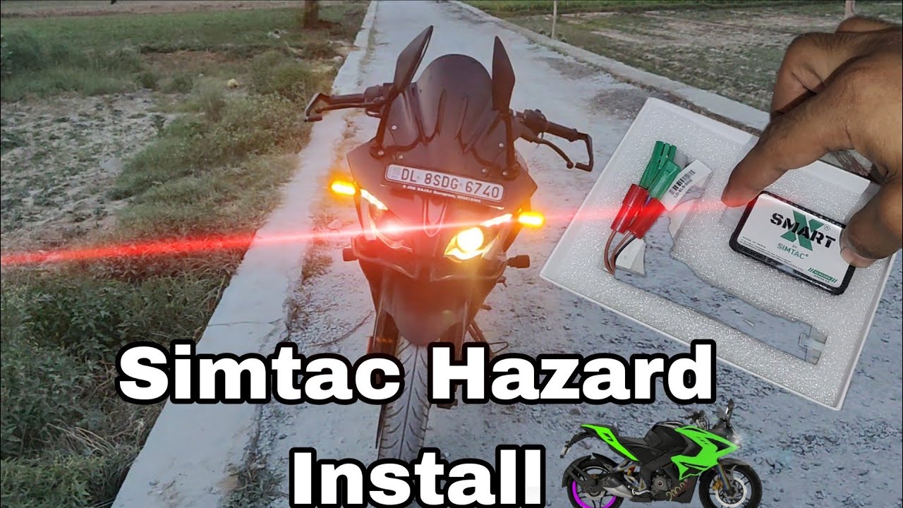 Simtac hazard flasher installation // RS 200 .