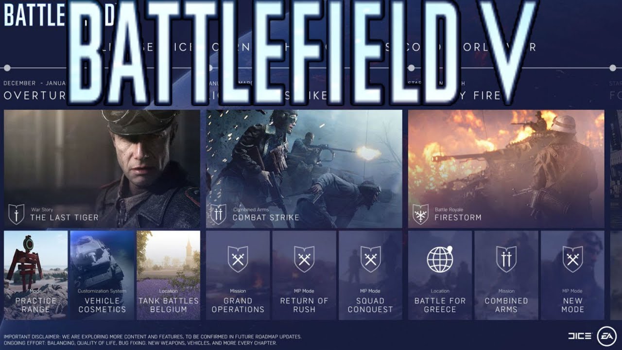 Battlefield V: Tides of War Road Map Reveals Firestorm Coming In March!