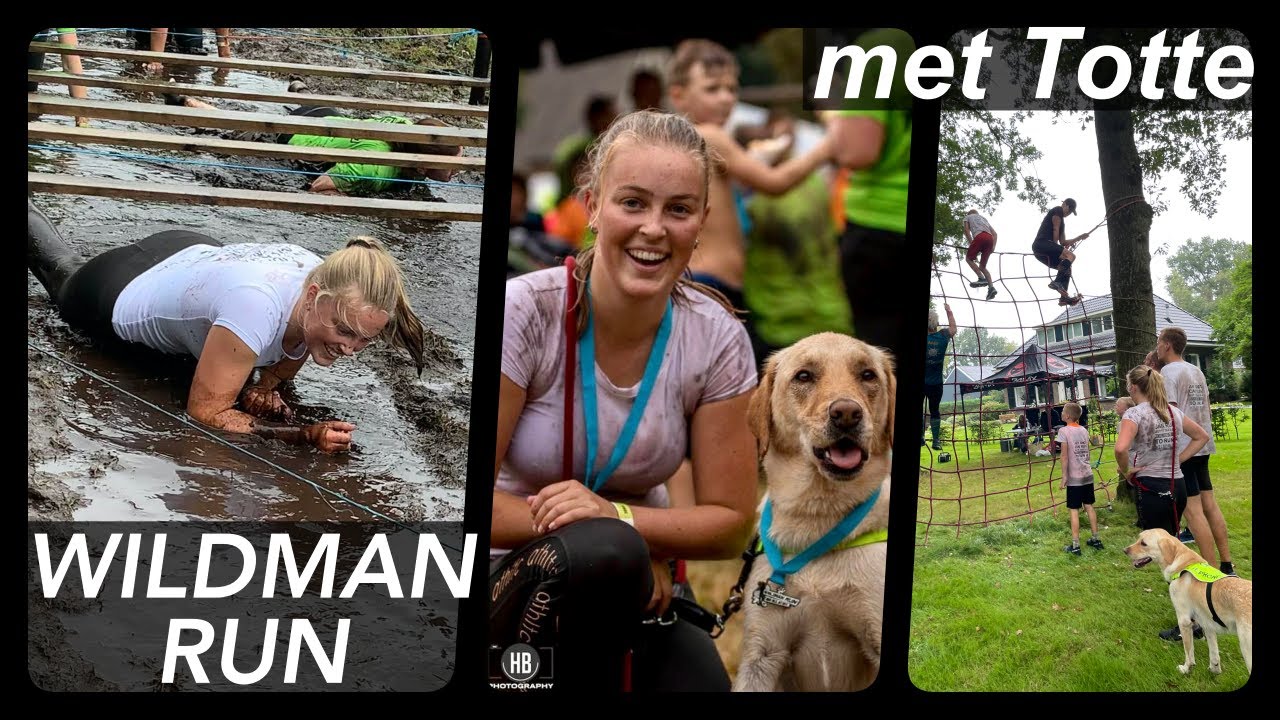 OBSTAKEL RUN met een hulphond?! WILDMAN RUN 2021 (vlog 38)