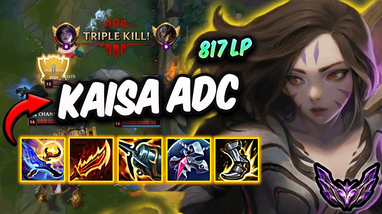 Kaisa vs Caitlyn ADC ( TripleKill ) Korea Master 817 LP | Patch 26.3