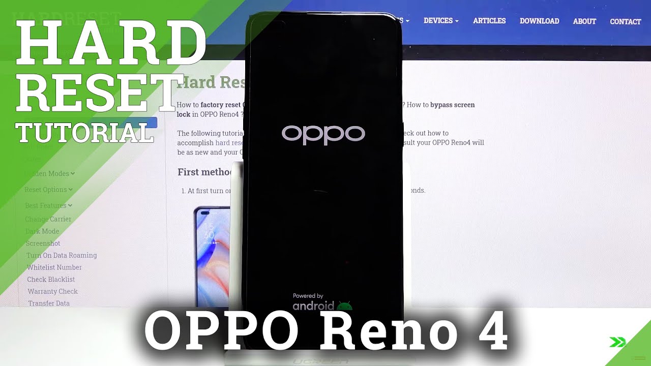 How to Factory Reset OPPO Reno 4 – Erase All Content & Settings
