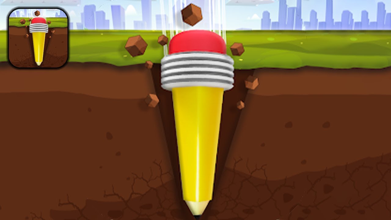 Pen Dig - Part 1 Tutorial First City School Pencil - Gameplay Walkthrough(iOS, Android)