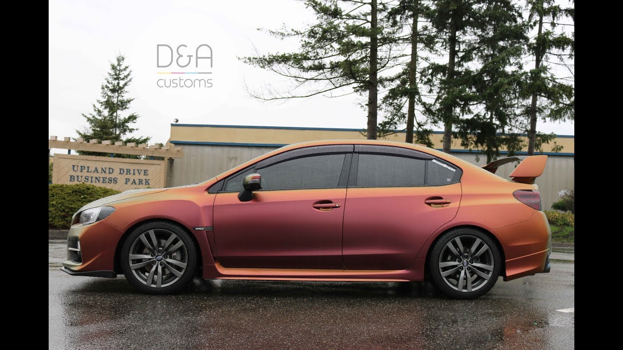 Subaru WRX wrap Avery Dennison Rising Sun by D&A Customs Seattle | Tacoma