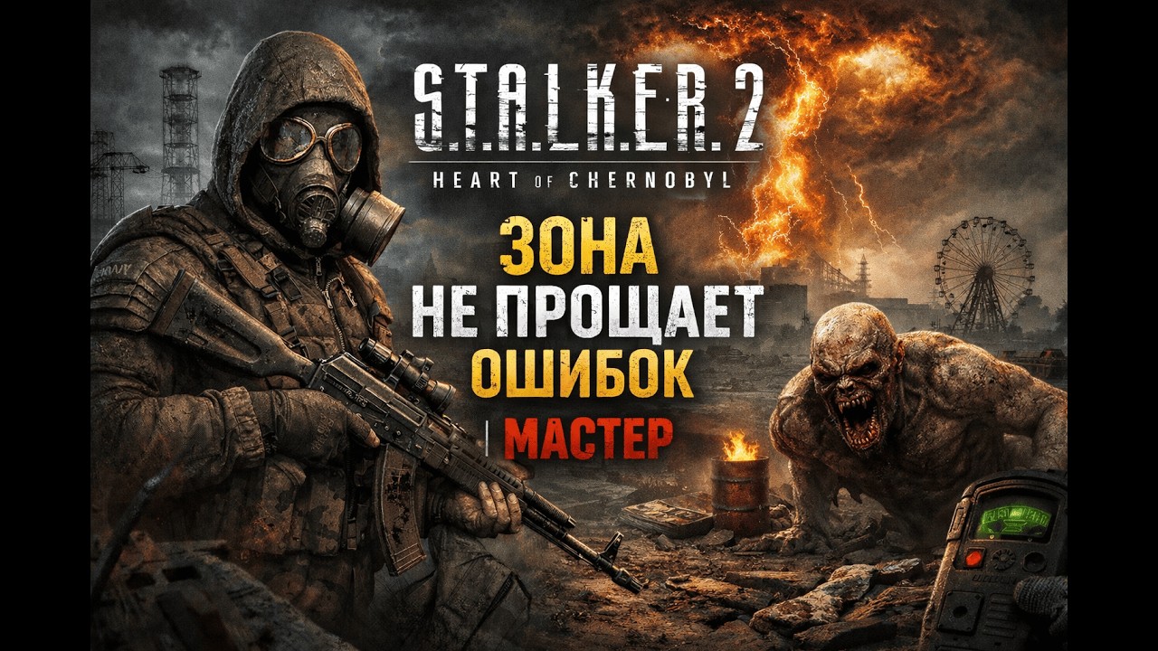 ☢️S.T.A.L.K.E.R. 2: Heart of Chernobyl - Хардкорный путь к Сердцу Зоны (МАСТЕР) ☢️ #shorts #gaming