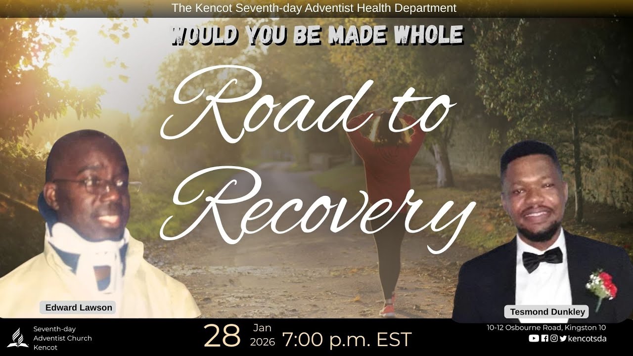 Cancer Survivor, Edward Lawson talks about God's Miracle and the NEWSTART with Tesmond Dunkley