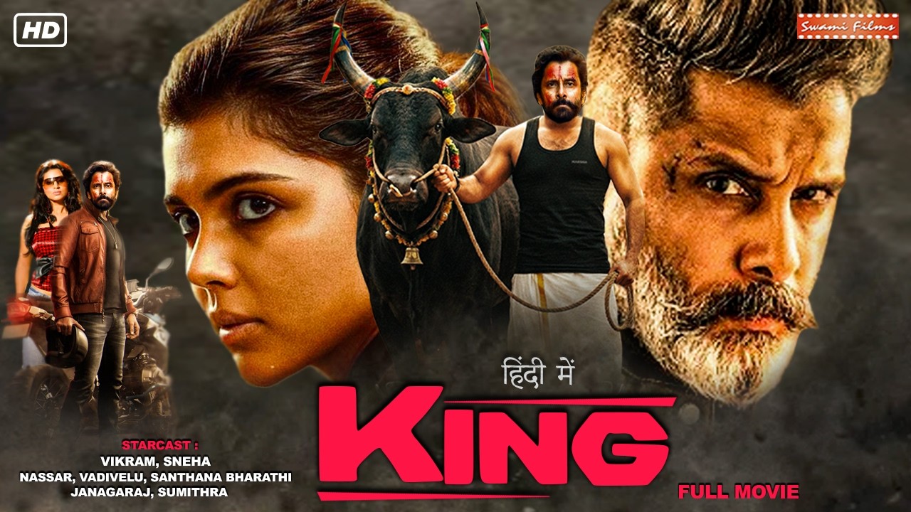 Vikram (King) New Released South Hindi Dubbed Full Action Movie | Sneha, Nassar | New South Movies