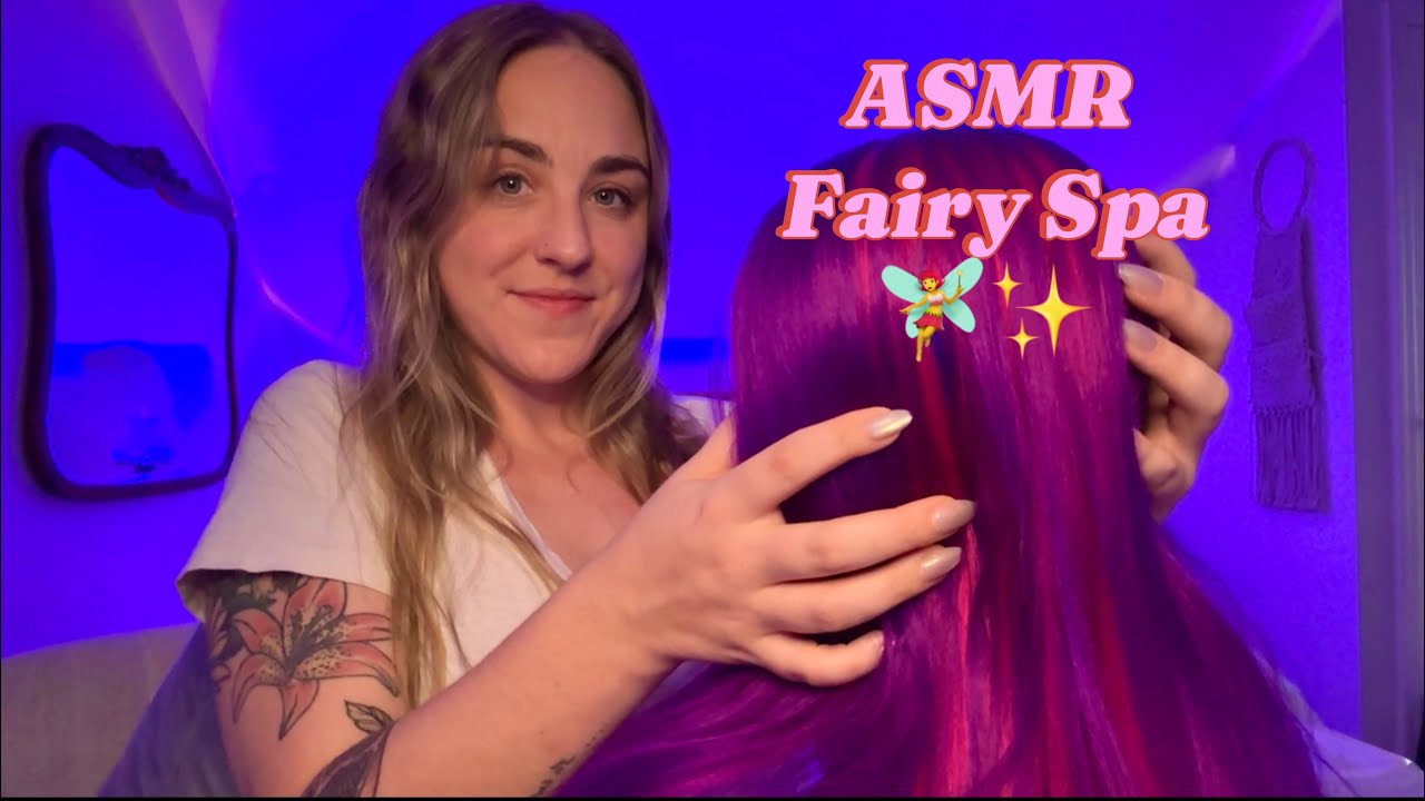 ASMR Fairy Spa 🧚‍♂️ | Whisper Talking Scratching Tapping Hair Brushing Light Triggers